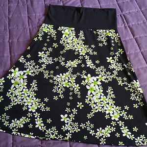 Ianella Stretch Waist A-Line Skirt Modest  M